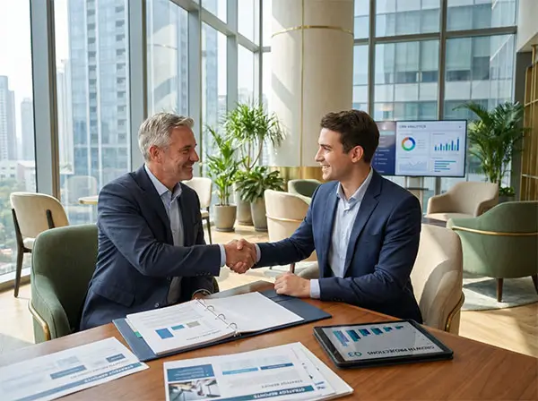 B2B sales consulting meeting - Seven Circles outbound sales system