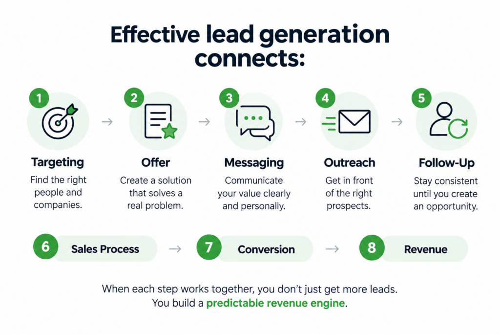 How to generate leads with an effective lead generation process.